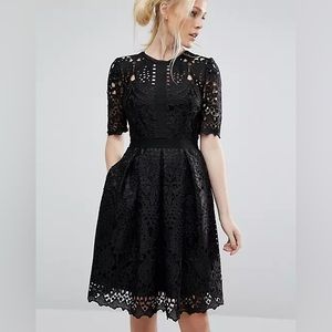 Ted Baker Engineered Lace Dress with Full Skirt